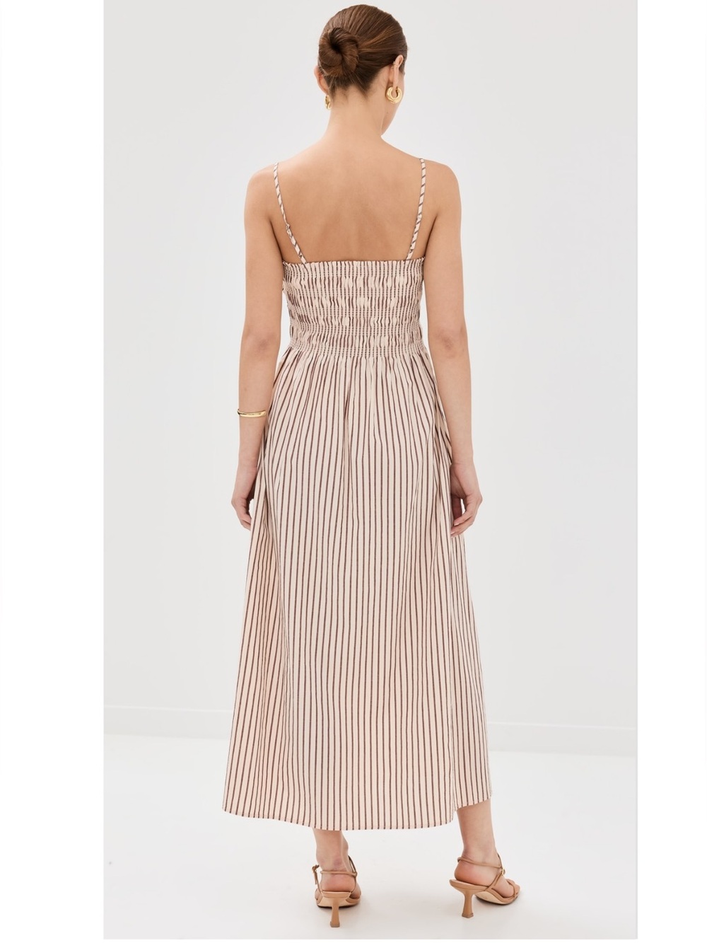 Pistola Bianca Dress Tiramisu Stripe Size Small - Picture 4 of 9